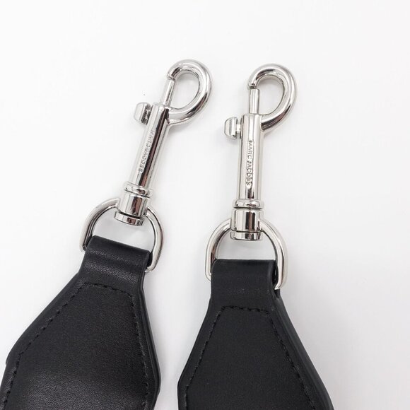 Marc Jacobs Women's The Messenger Saddle Bag Small In Leather Black OS - Picture 9 of 15